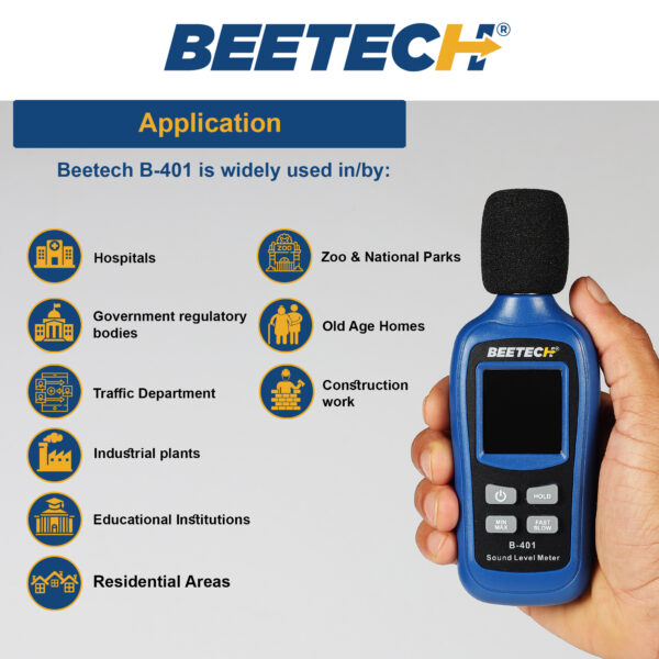 BEETECH SOUND LEVEL METER B-401 - Image 4